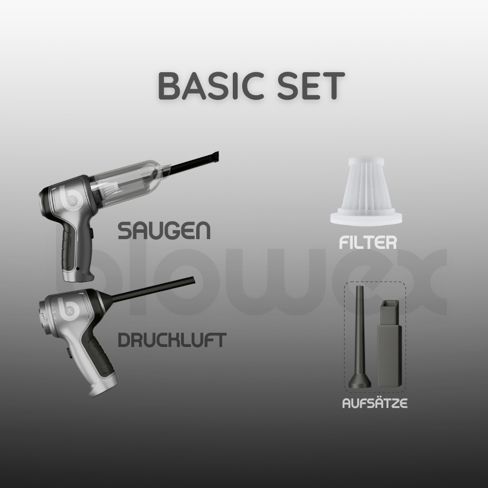 BLOWEX Pro v1® - 3 in 1 Handstaubsauger