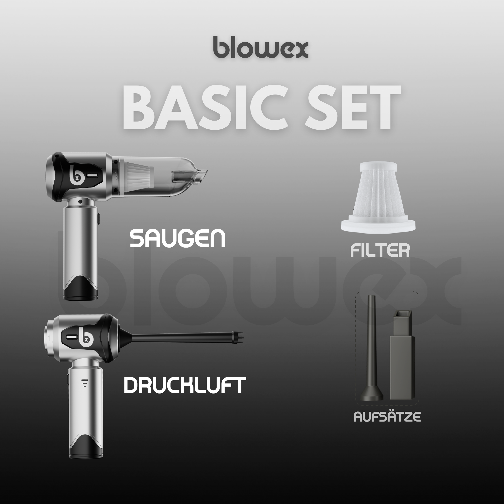 X2 Pro® - 3 in 1 Handstaubsauger