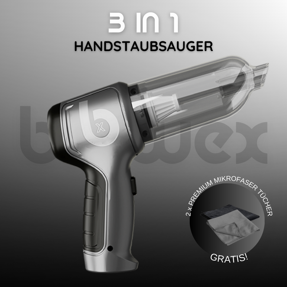BLOWEX Pro v1® - 3 in 1 Handstaubsauger