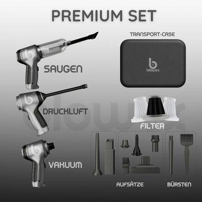BLOWEX Pro v1® - 3 in 1 Handstaubsauger